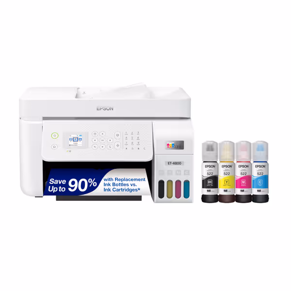 Epson EcoTank ET-4800 Wireless All-in-One Printer